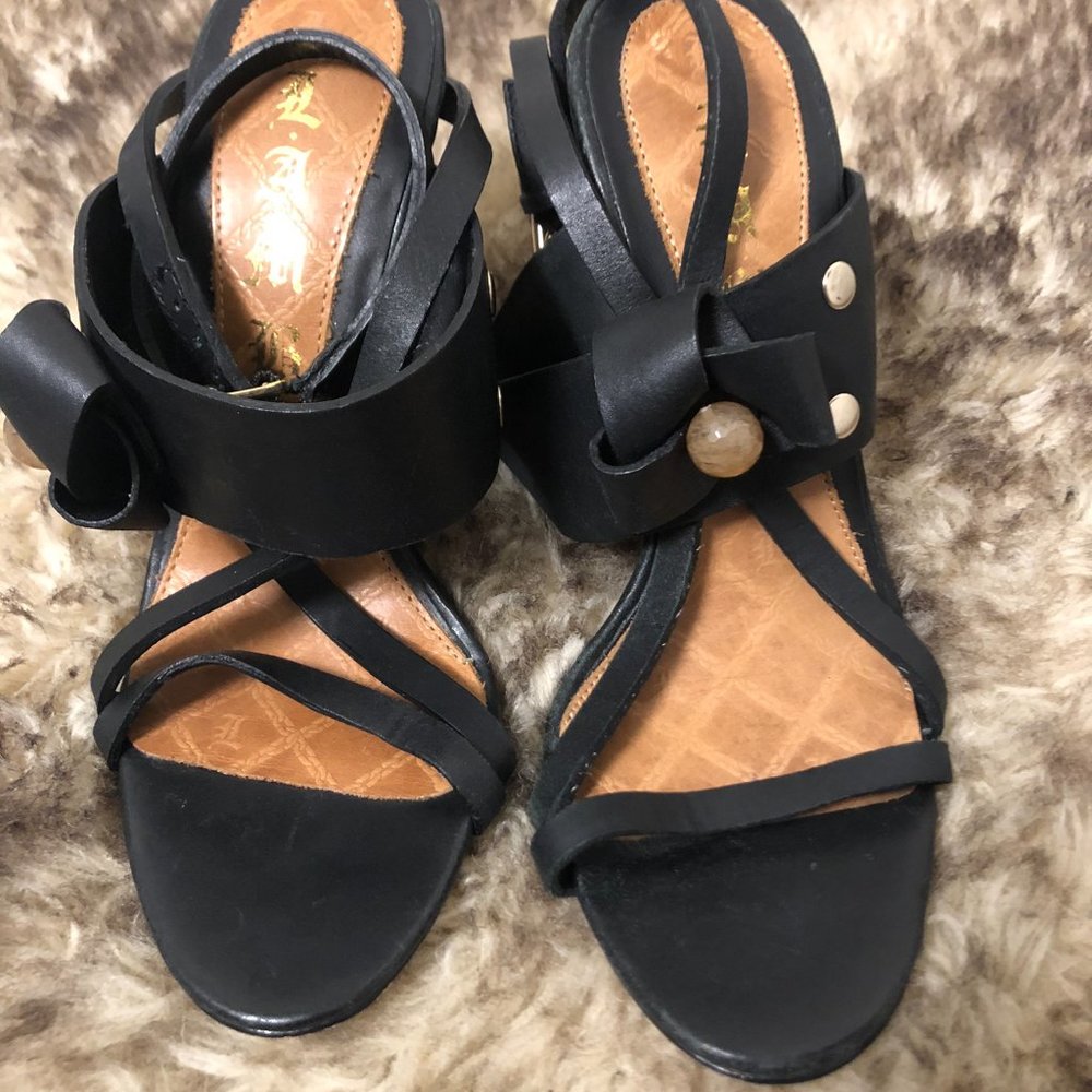 LAMB 'Fabienne' Ankle Strap Sandal